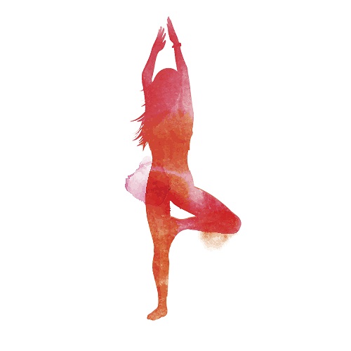 Young Lady in Yoga Class Young Lady in Yoga Class